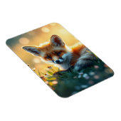 Magnet Flexible Fox au coucher du soleil (Côté Droit)