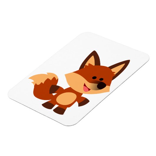 Magnet flexible Fox de dessin innocent mignon (Côté Gauche)