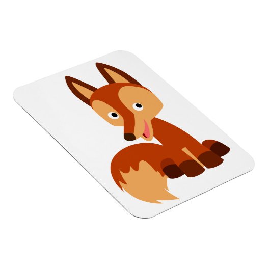 Magnet flexible Fox de dessin mignon (Côté Droit)