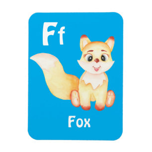 Magnet Flexible Fox personnaliser ABC : Lettre F - Ajouter votre n