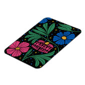 Magnet Flexible Foxtrot Delta Tango Flower Boho (Côté Gauche)
