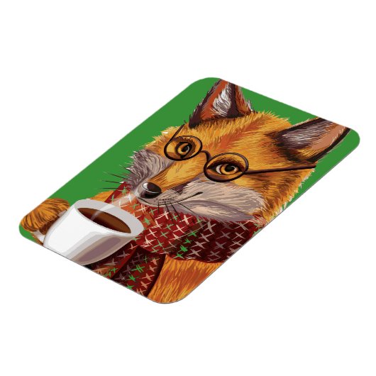 Magnet Flexible Foxy Tea Time (Côté Gauche)
