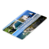 Magnet Flexible FR France - Normandie - Etretat - Les falaises - (Côté Gauche)