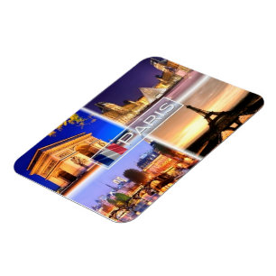 Magnet Flexible FR France - Paris par nuit -