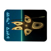 Magnet Flexible Fractal Inuit Hunter (Horizontal)