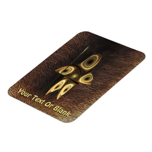 Magnet Flexible Fractal Inuit Hunter (Côté Gauche)