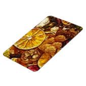 Magnet Flexible Fractale d'oranges de pot-pourri (Côté Gauche)