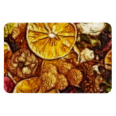 Magnet Flexible Fractale d'oranges de pot-pourri (Horizontal)