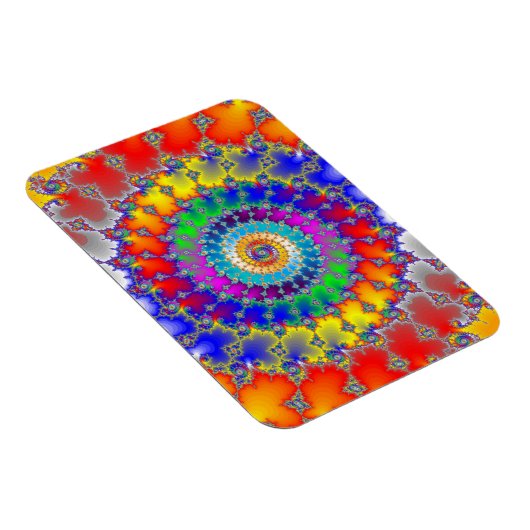 Magnet Flexible Fractale psychédélique (Côté Droit)