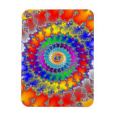 Magnet Flexible Fractale psychédélique (Vertical)