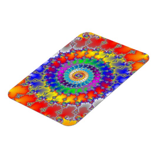 Magnet Flexible Fractale psychédélique (Côté Gauche)