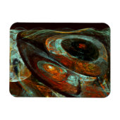 Magnet Flexible Fractionner l'art Abstrait (Horizontal)