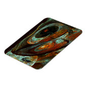 Magnet Flexible Fractionner l'art Abstrait (Côté Gauche)