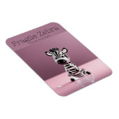 Magnet Flexible Fragile Zebra : Manipuler avec soin (Côté Droit)