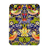 Magnet Flexible Fraise Thief Oiseaux William Morris (Vertical)