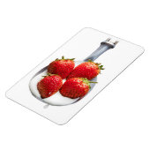 Magnet Flexible Fraises et Crème (Côté Gauche)