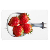 Magnet Flexible Fraises et Crème (Horizontal)