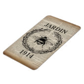 Magnet Flexible francais botanique vintage queen bee (Côté Gauche)