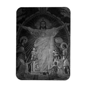 Magnet Flexible France Paris Mosaïque principale Sacré Coeur jésus