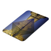 Magnet Flexible FRANCE, Paris Réflexion, Pyramide. Le Louvre (Côté Gauche)