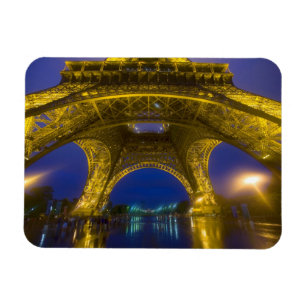 Magnet Flexible France, Paris. Tour Eiffel illuminée à