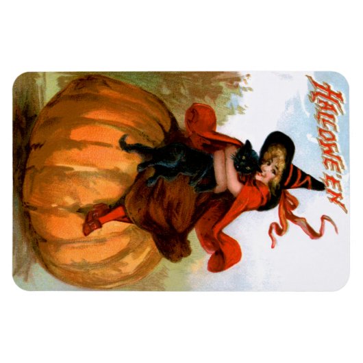 Magnet Flexible Frances Brundage : Halloween Witch (Horizontal)