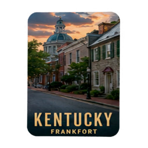Magnet Flexible Frankfort Kentucky Patrimoine Bluegrass Sud 