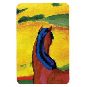 Magnet Flexible Franz Marc - Cheval dans un paysage