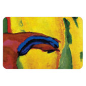 Magnet Flexible Franz Marc - Cheval Dans Une Peinture Paysagère (Horizontal)