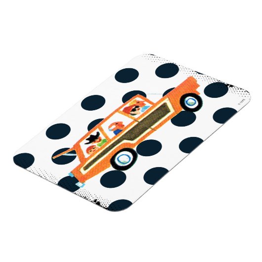 Magnet Flexible Frapper la route ouverte 4 (Côté Gauche)