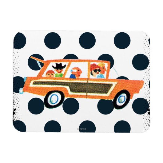 Magnet Flexible Frapper la route ouverte 4 (Horizontal)