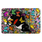 Magnet Flexible Frapules en papillons - Tuxedo Kitty (Horizontal)