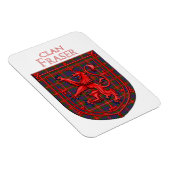 Magnet Flexible Fraser de Lovat Tartan Scottish Plaid (Côté Droit)
