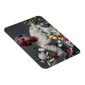 Magnet Flexible Frédéric Bazille - Jeune femme aux pivoines (Côté Droit)