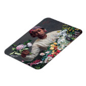 Magnet Flexible Frédéric Bazille - Jeune femme aux pivoines (Côté Gauche)