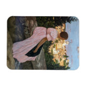 Magnet Flexible Frederic Bazille - La robe rose (Horizontal)