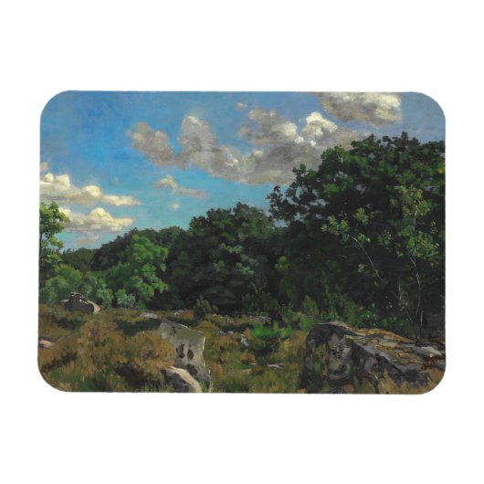 Magnet Flexible Frederic Bazille - Paysage à Chailly (Horizontal)