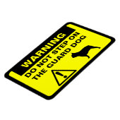 Magnet Flexible French Bulldog Avertissement de chien de garde hum (Côté Gauche)