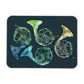 Magnet Flexible French Horns Daisy Classe de groupe (Horizontal)