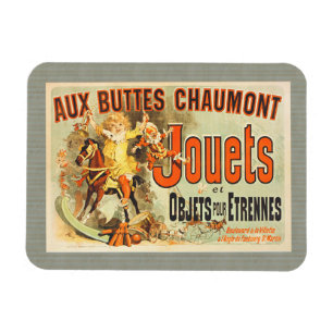 Magnet Flexible French Toy Joets Amis Poster vintage