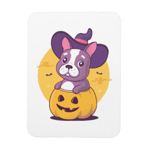 Magnet Flexible Frenchie Halloween