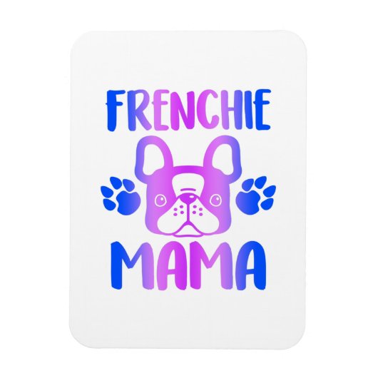 Magnet Flexible Frenchie Mama Bulldog (Vertical)