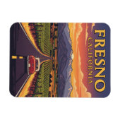 Magnet Flexible Fresno California Central Valley (Horizontal)