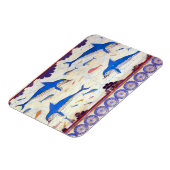 Magnet Flexible Fresque dauphin du Palais Minoen de Knossos (Côté Gauche)