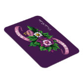 Magnet Flexible Frida Kahlo | Bouquet floral pourpre (Côté Droit)