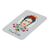 Magnet Flexible Frida Kahlo | Floral Vintage (Côté Gauche)