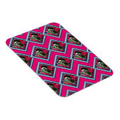 Magnet Flexible Frida Kahlo Retro Denim Diamond (Côté Droit)