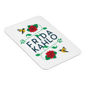 Magnet Flexible Frida Kahlo | Typographie florale (Côté Droit)