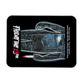 Magnet Flexible Friday the 13th | Silhouette Camp Theatrical Art (Horizontal)