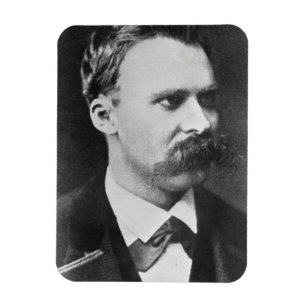 Magnet Flexible Friedrich Wilhelm Nietzsche (1844-1900) 1873 (b/w)